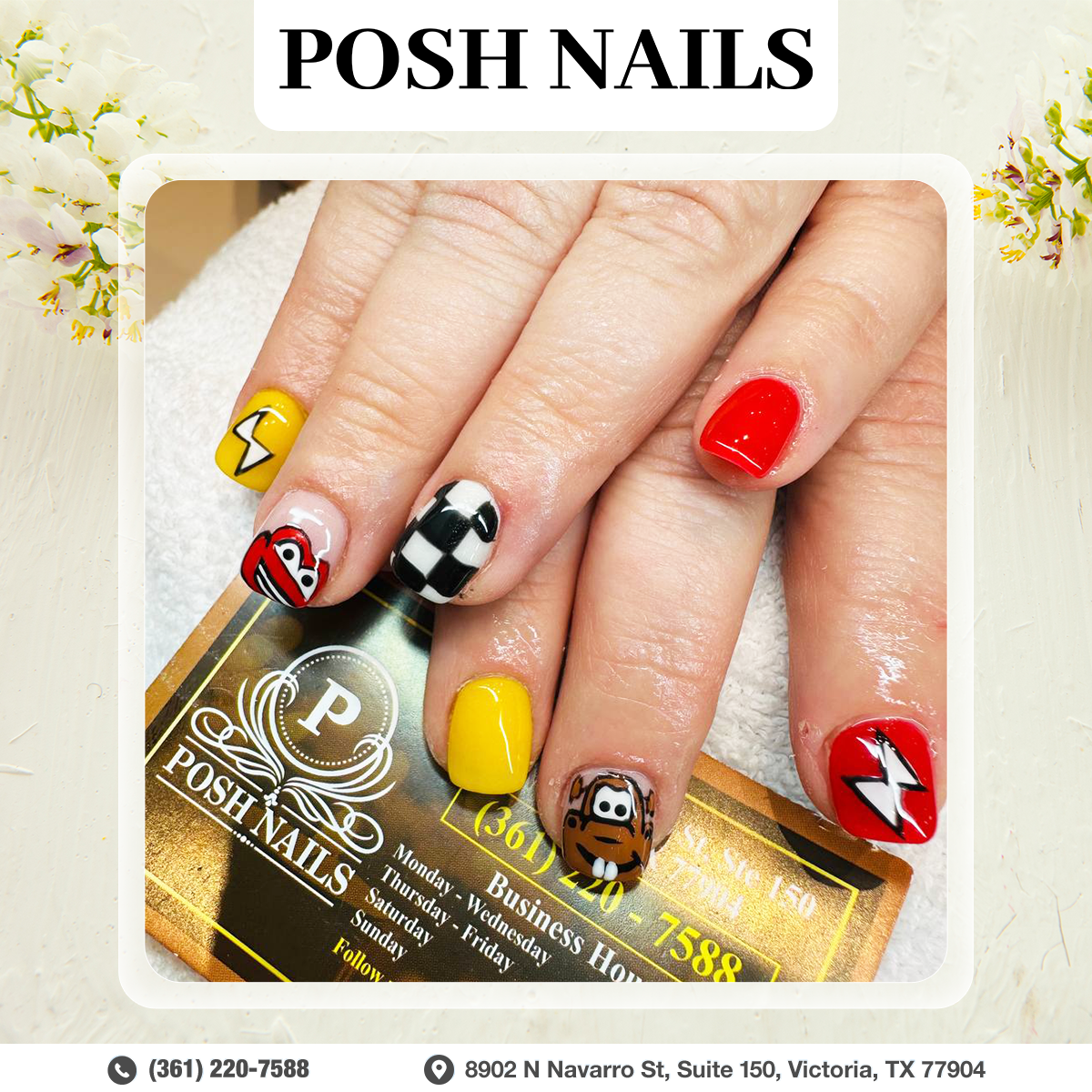 Posh Nails logo